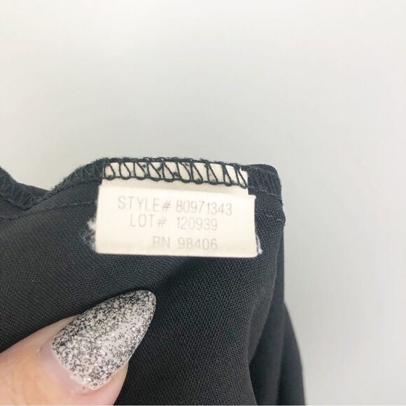 THEORY | Black Pencil Skirt with Pockets Wool Blend Women’s Size 4 - Picture 9 of 9